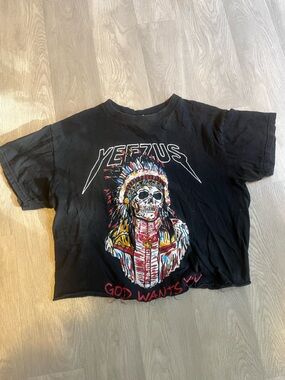 Yeezy Black Graphic Short Sleeve Tee